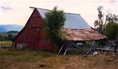 The barn on the Edward Durtschi Sr. farm in Midway.